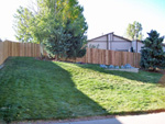 Privacy fence - colorado springs landscaping